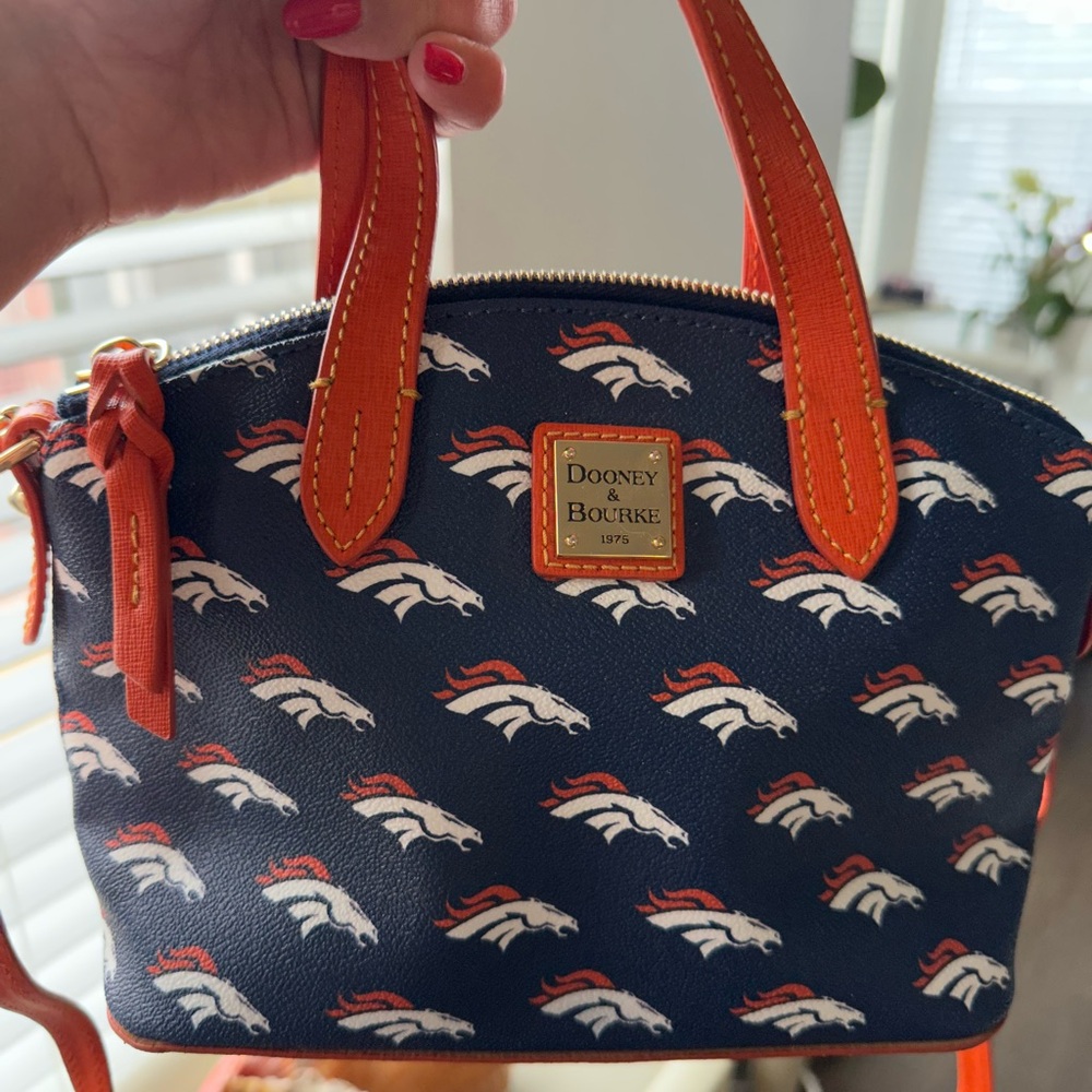 Dooney & Bourke Blue and Orange Mini Bag